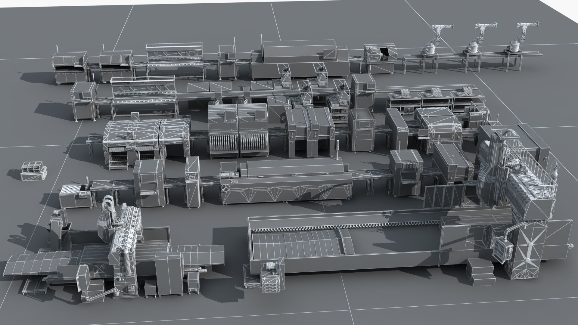 Workshop equipment - Factory Machine Equipment 3D model_21