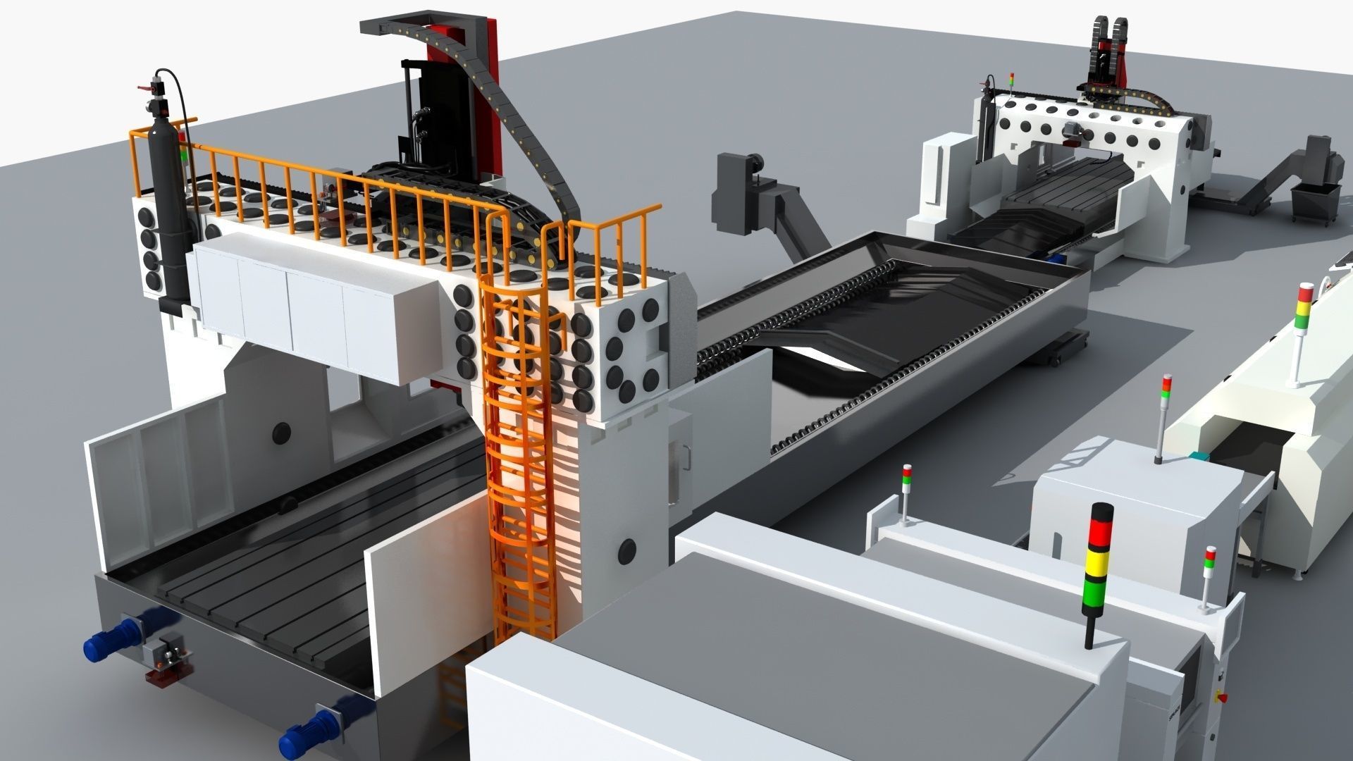 Workshop equipment - Factory Machine Equipment 3D model_18