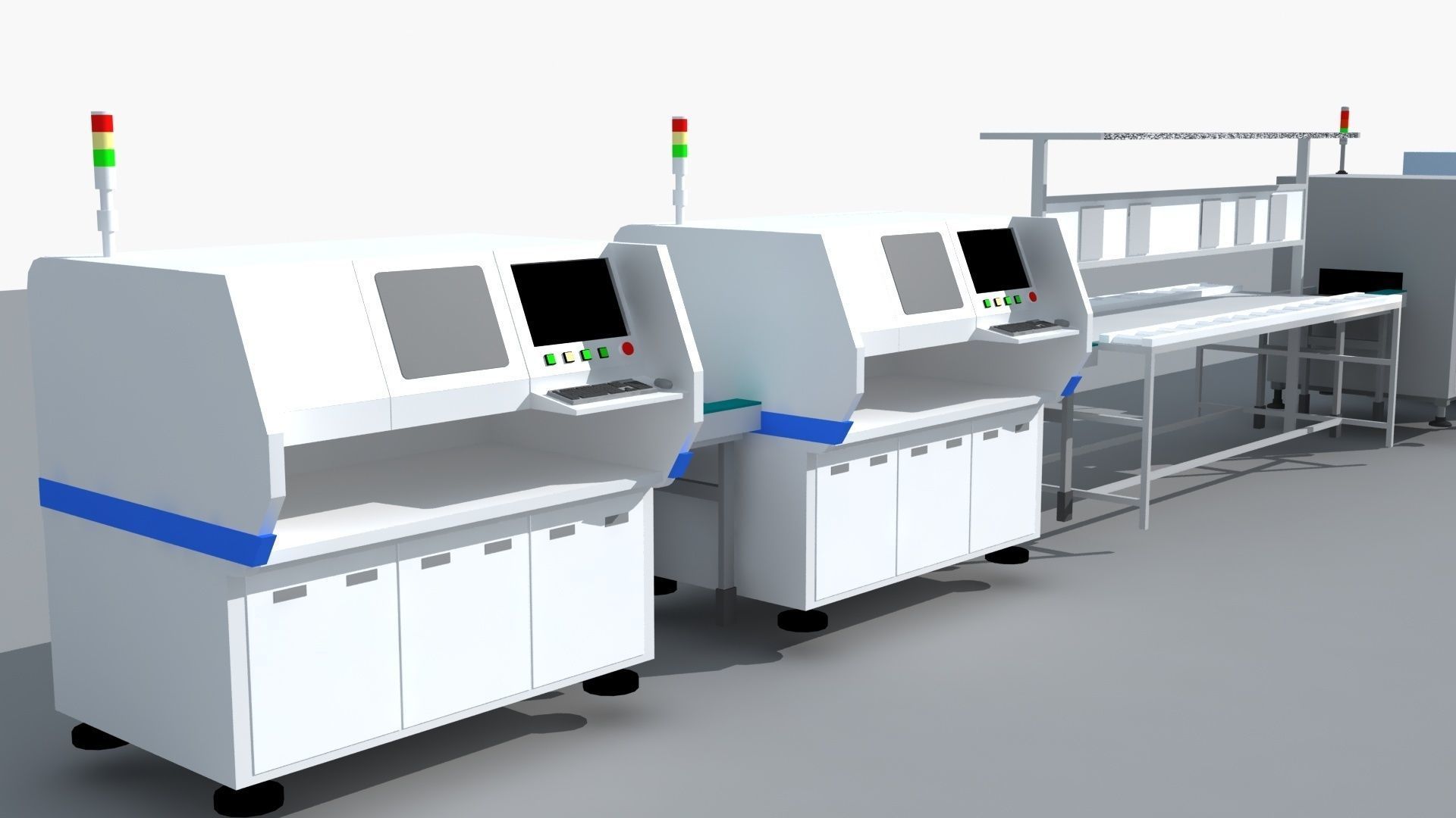 Workshop equipment - Factory Machine Equipment 3D model_9