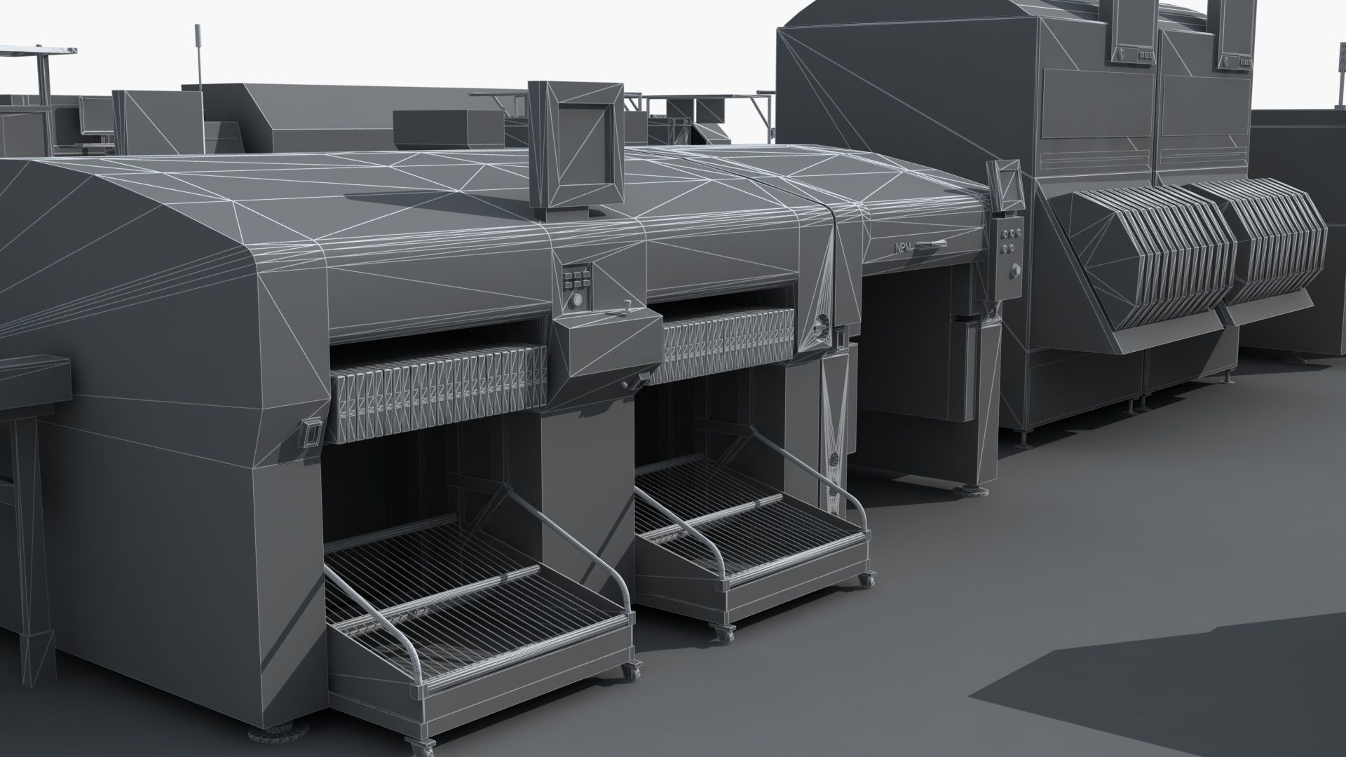 Workshop equipment - Factory Machine Equipment 3D model_30