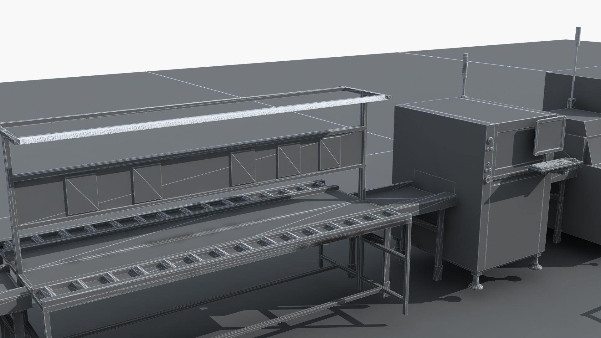 Workshop equipment - Factory Machine Equipment 3D model_27