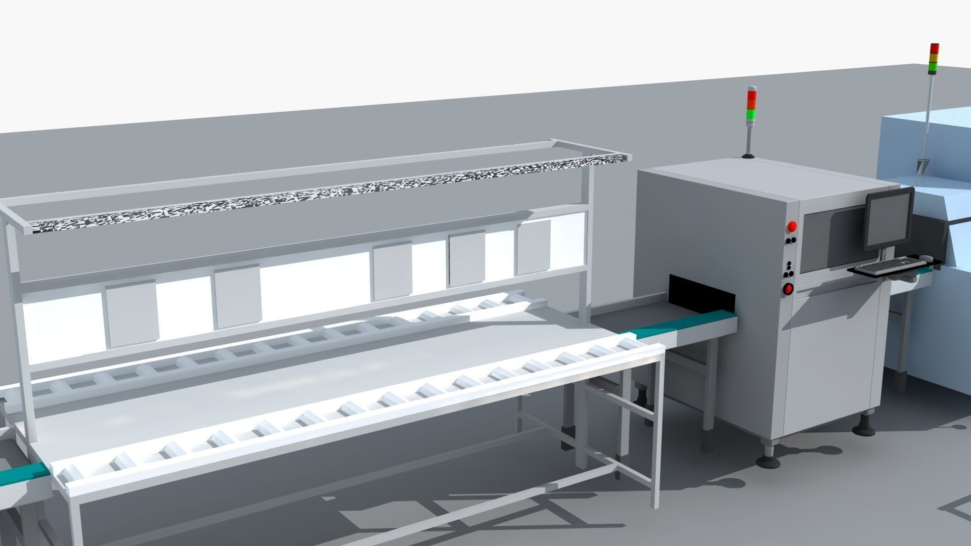 Workshop equipment - Factory Machine Equipment 3D model_10