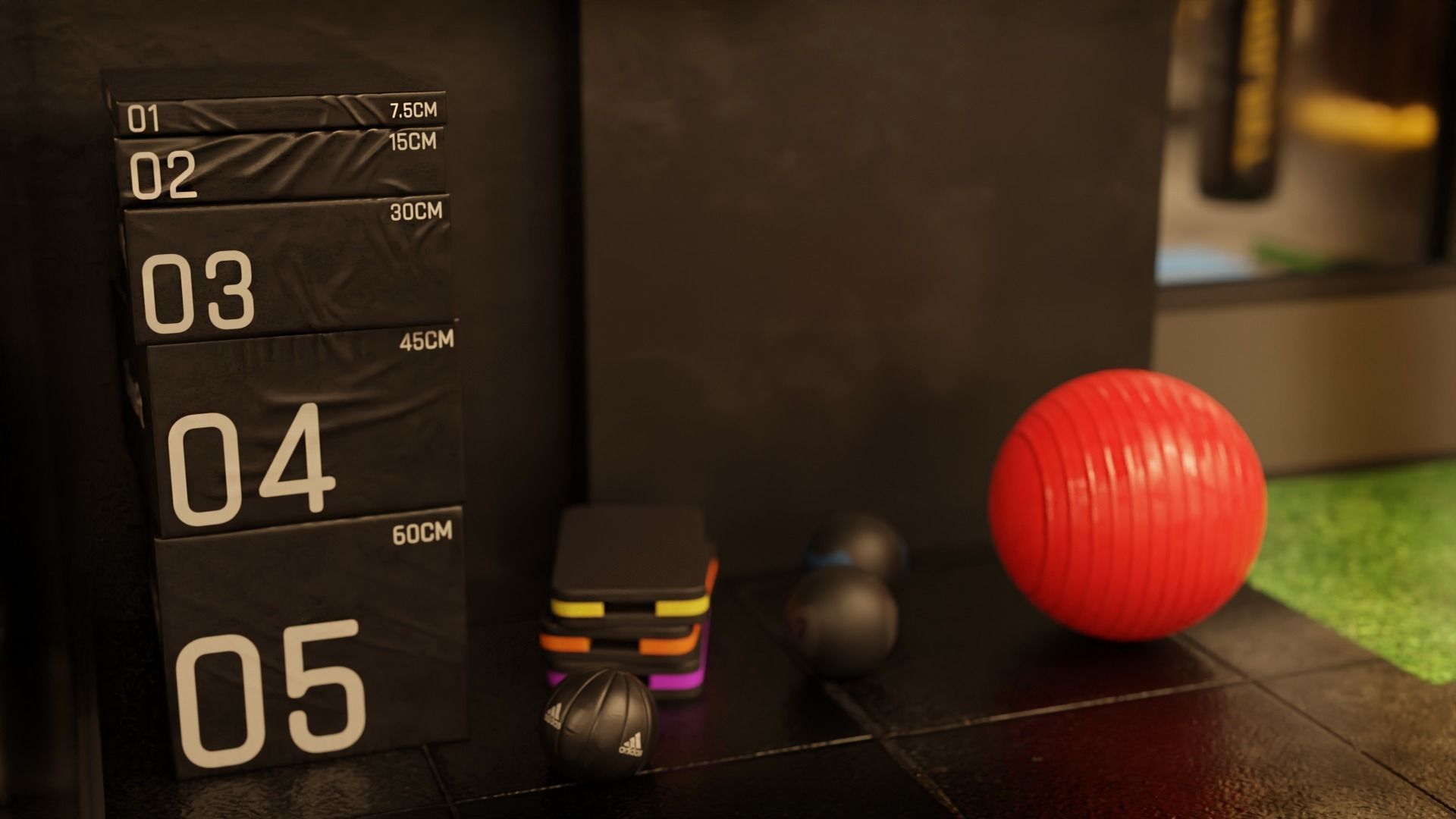 GYM - AAA Low-poly 3D model_24