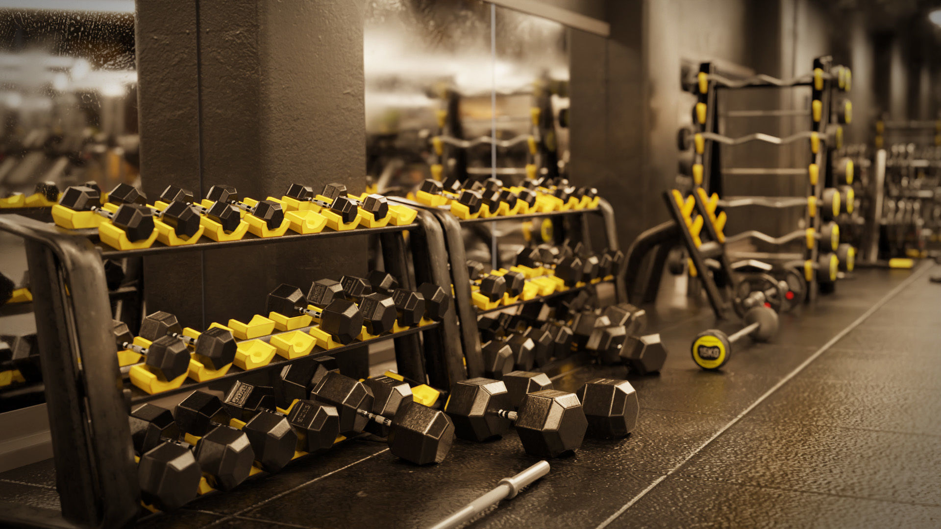 GYM - AAA Low-poly 3D model_17