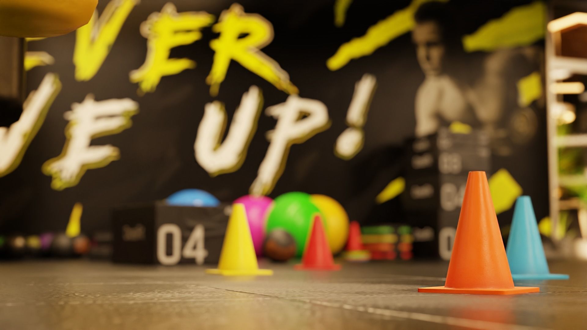 GYM - AAA Low-poly 3D model_26