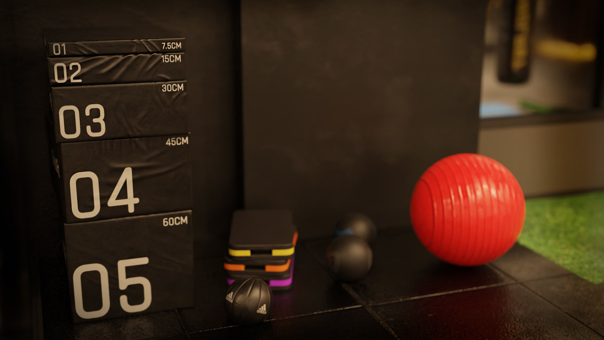 GYM - AAA Low-poly 3D model_19