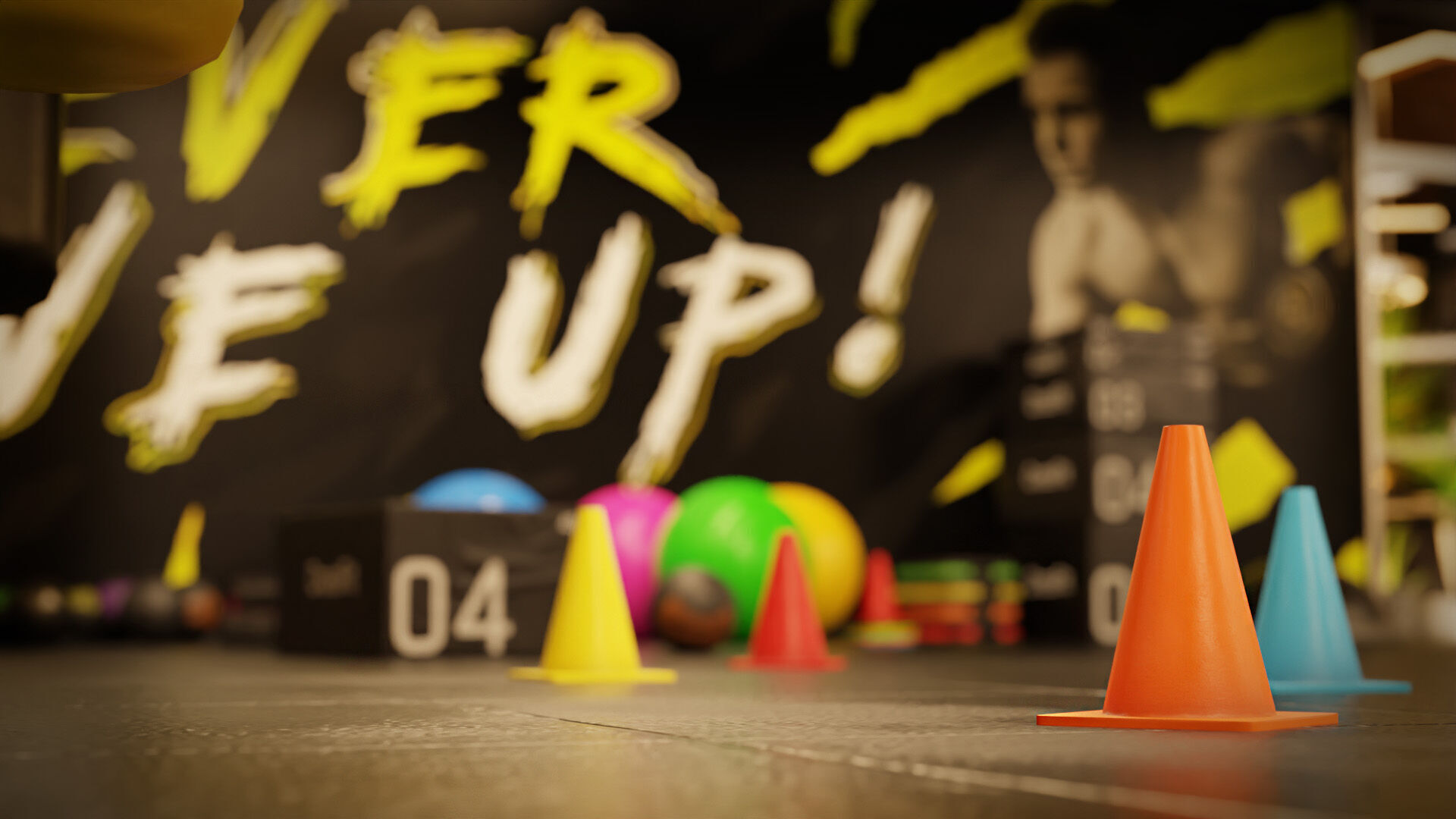 GYM - AAA Low-poly 3D model_12