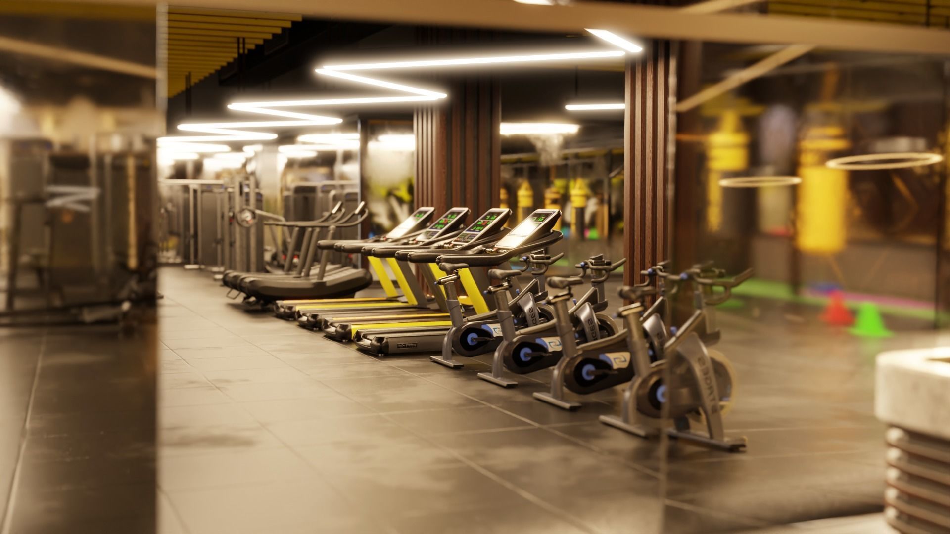 GYM - AAA Low-poly 3D model_22