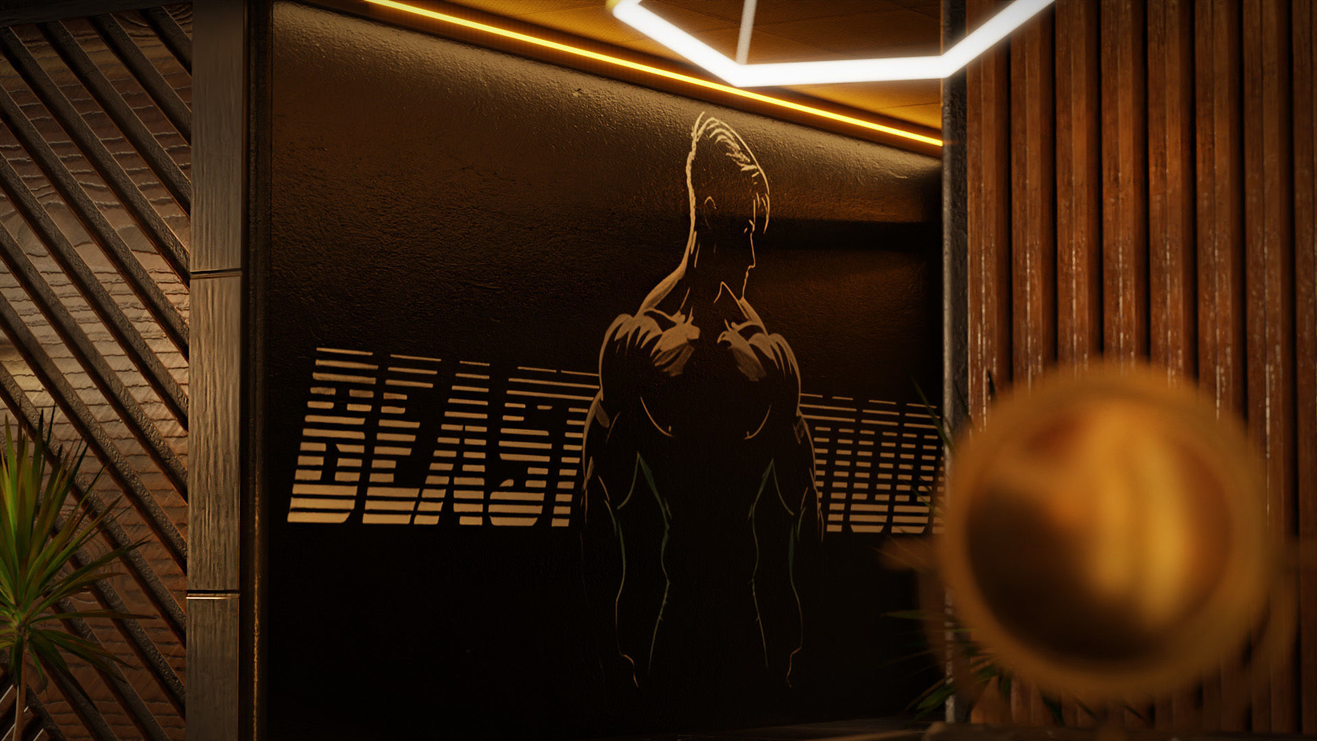 GYM - AAA Low-poly 3D model_10