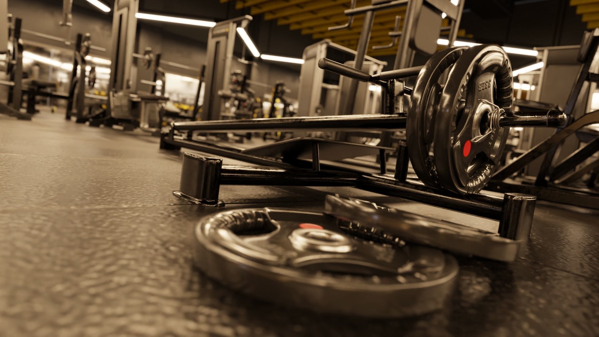 GYM - AAA Low-poly 3D model_25