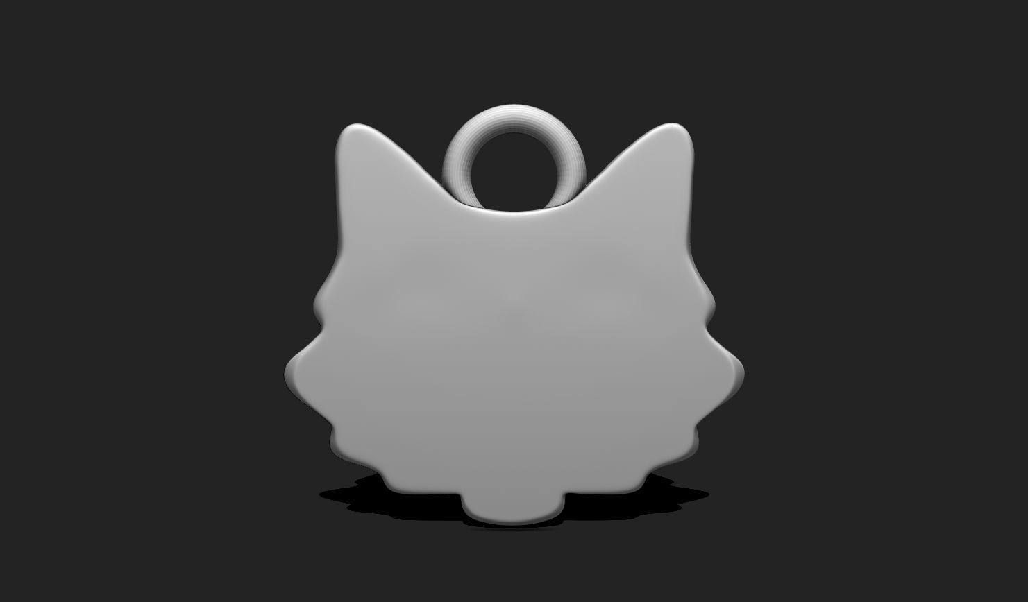 Cat Pendant - 3D STL File for 3D Printing 3D print model_7