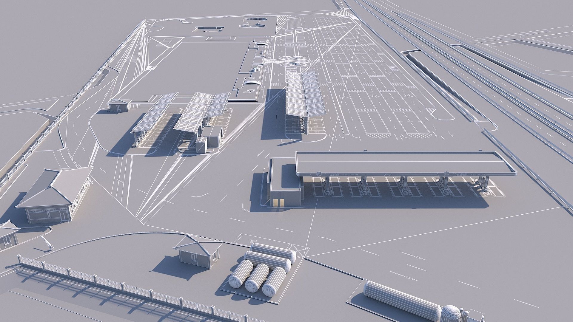 EV Charging Station 1 3D model_18