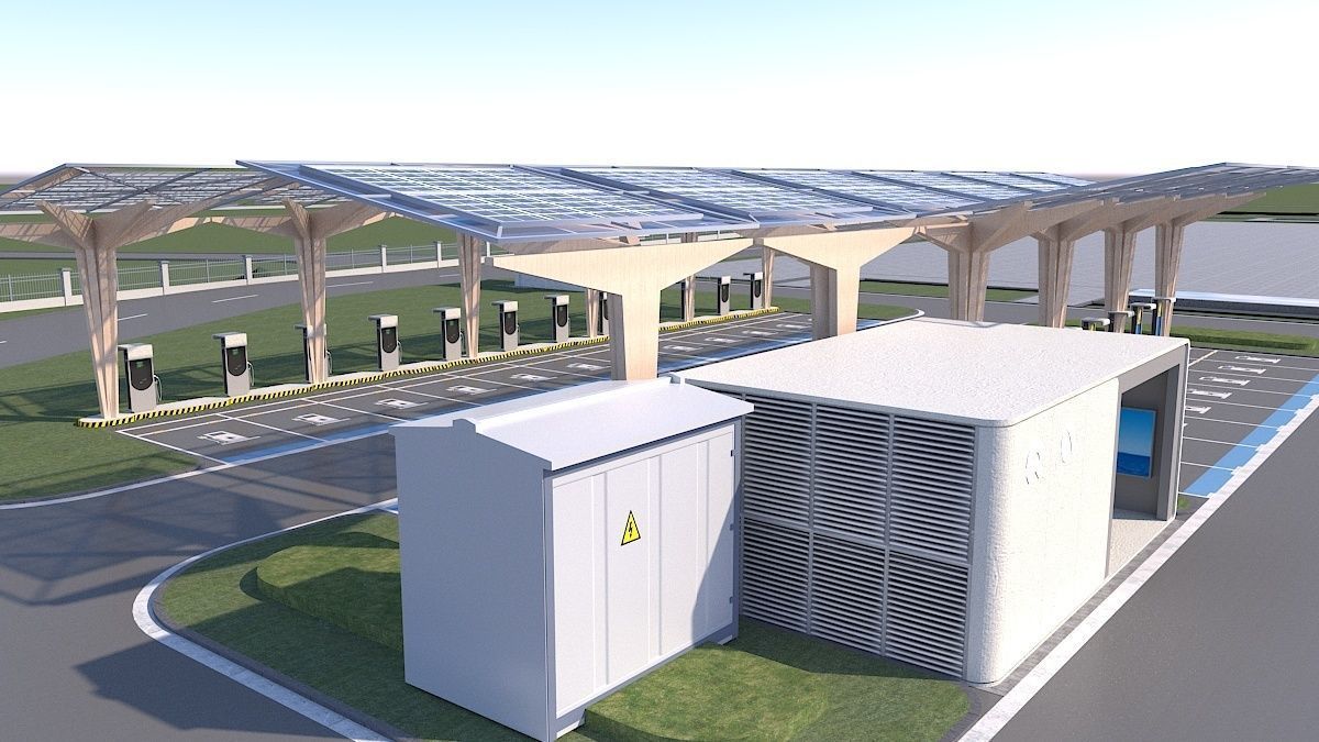 EV Charging Station 1 3D model_8