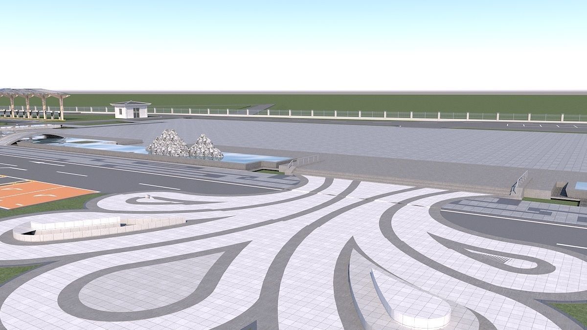 EV Charging Station 1 3D model_13