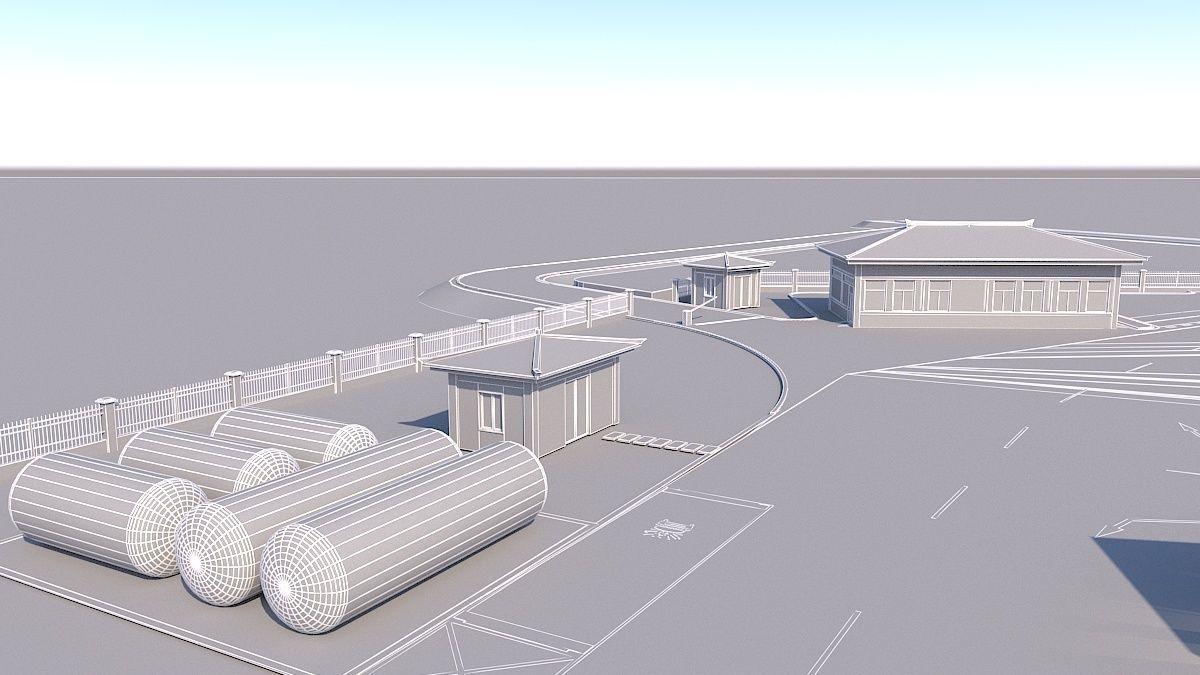 EV Charging Station 1 3D model_27