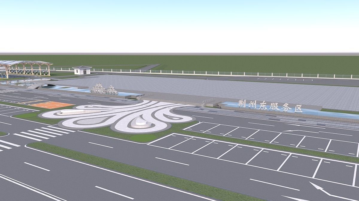 EV Charging Station 1 3D model_11