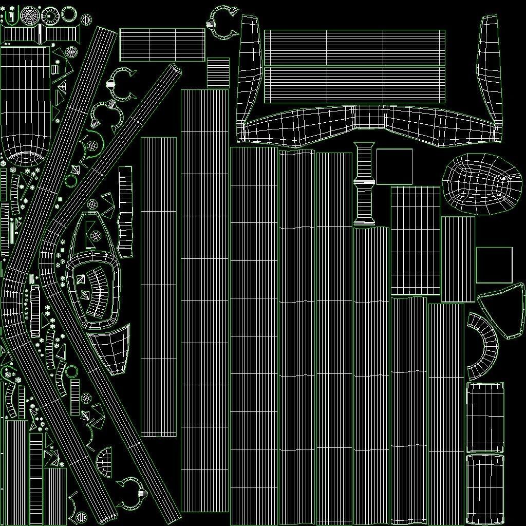 Street Light Low-poly 3D model_20