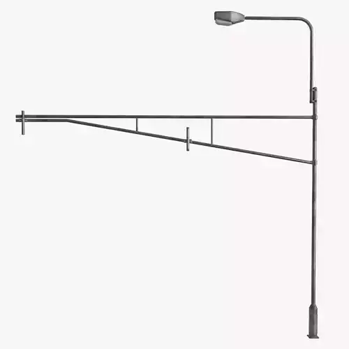 Street Light Low-poly 3D model