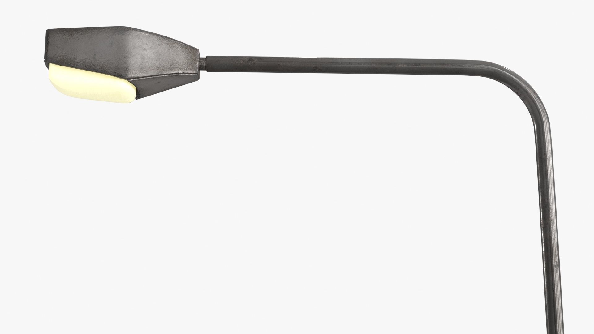 Street Light Low-poly 3D model_4