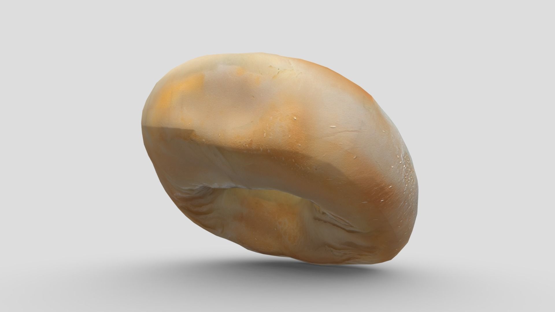Bagel 2 Low-poly 3D model_7