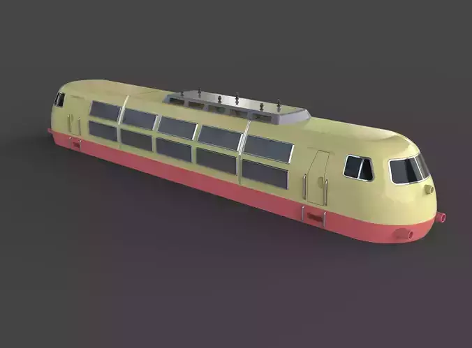 DB class 103 Baureihe locomotive 3D print model