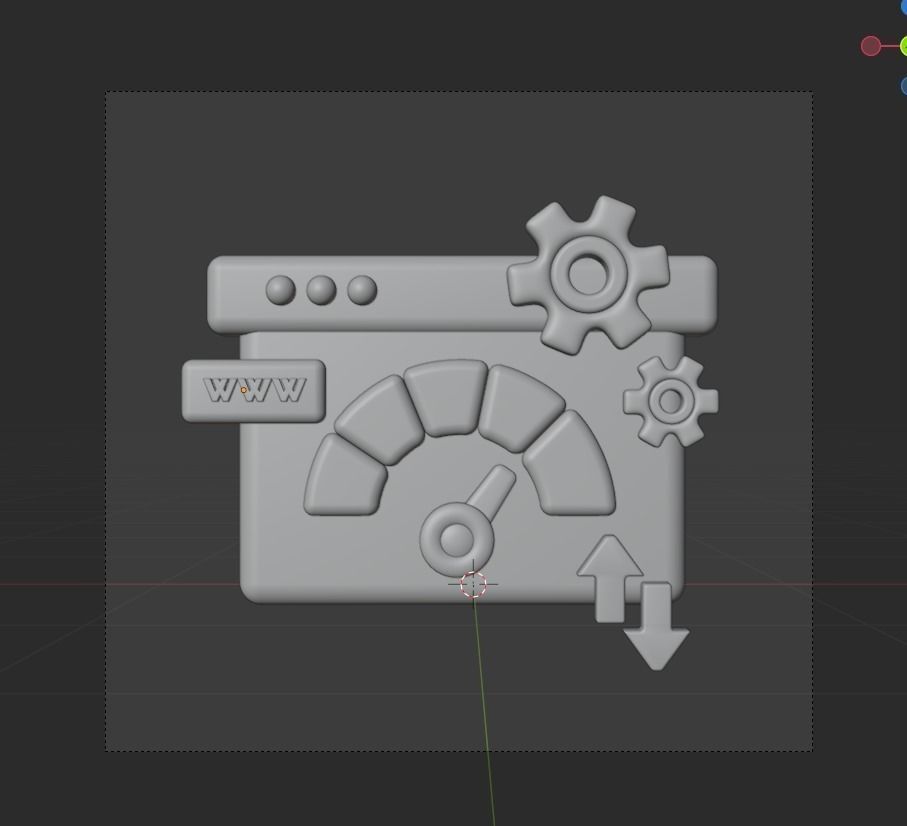 SEO and WEB 3d Illustration  Icon Pack 3D model_25