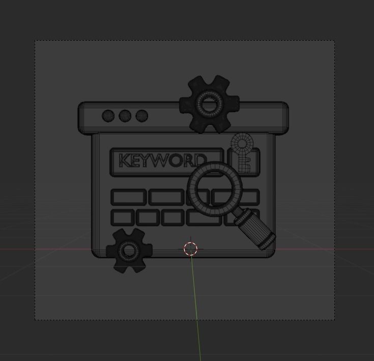 SEO and WEB 3d Illustration  Icon Pack 3D model_19