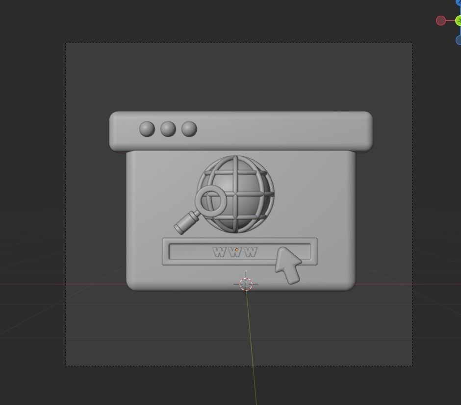 SEO and WEB 3d Illustration  Icon Pack 3D model_76