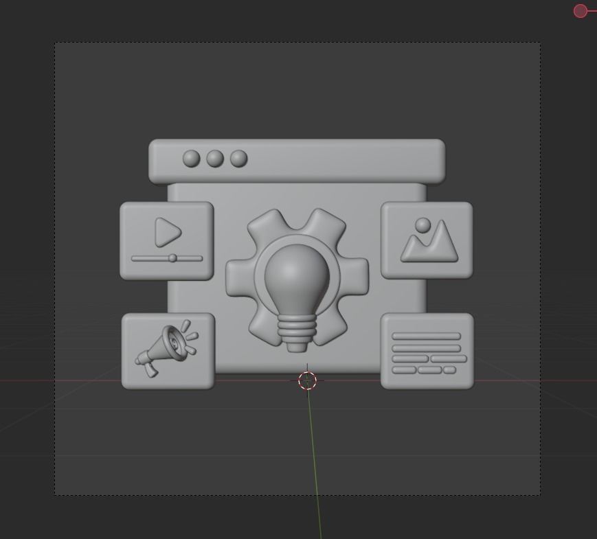 SEO and WEB 3d Illustration  Icon Pack 3D model_82