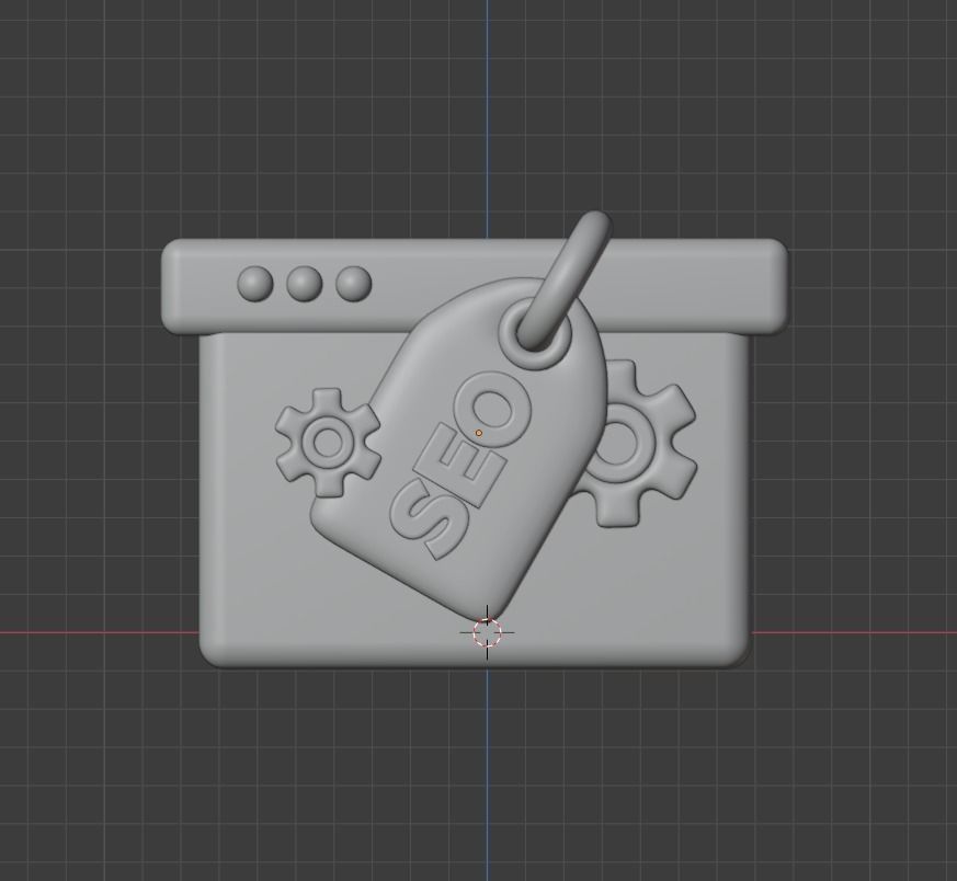 SEO and WEB 3d Illustration  Icon Pack 3D model_83