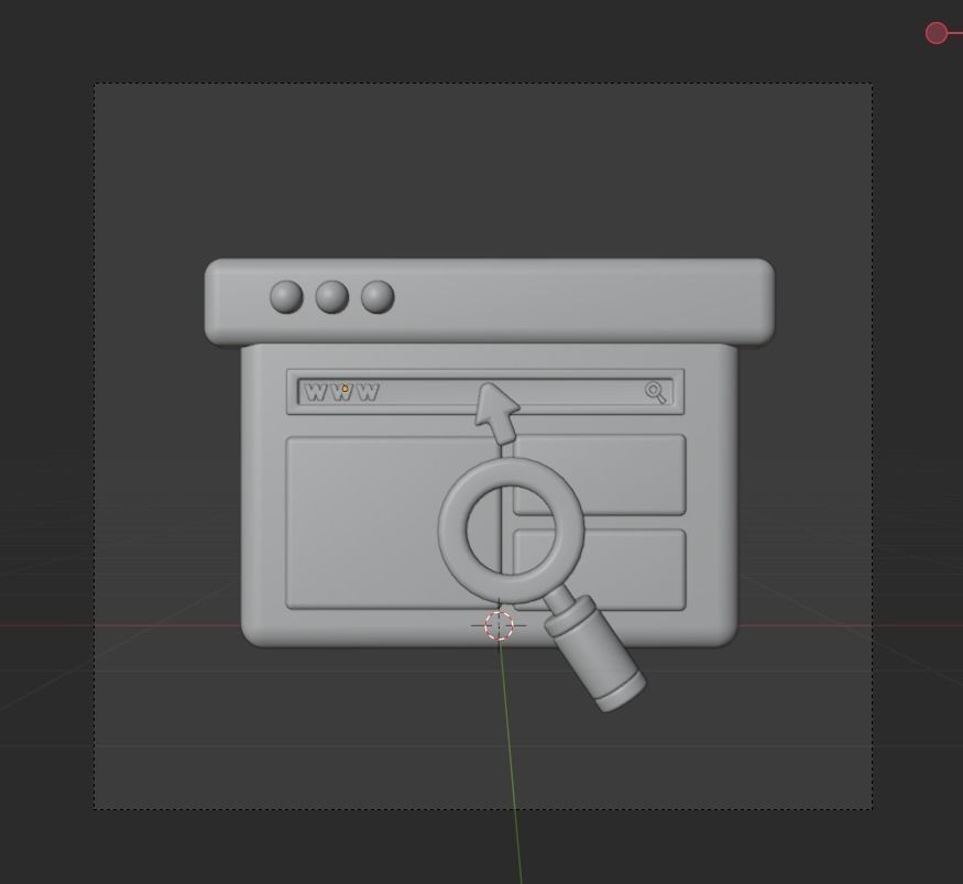 SEO and WEB 3d Illustration  Icon Pack 3D model_72