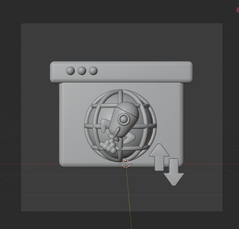 SEO and WEB 3d Illustration  Icon Pack 3D model_32