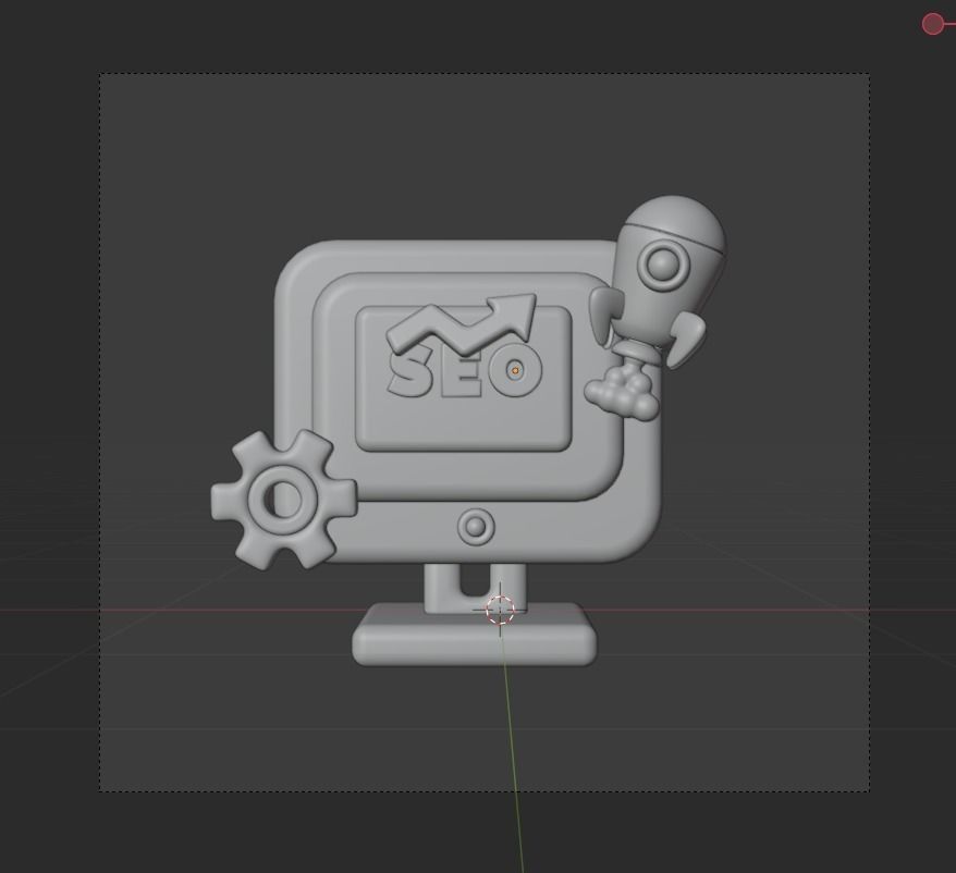 SEO and WEB 3d Illustration  Icon Pack 3D model_51