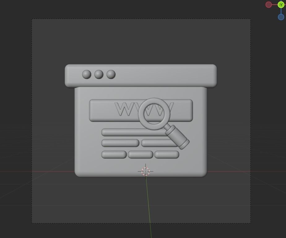 SEO and WEB 3d Illustration  Icon Pack 3D model_69