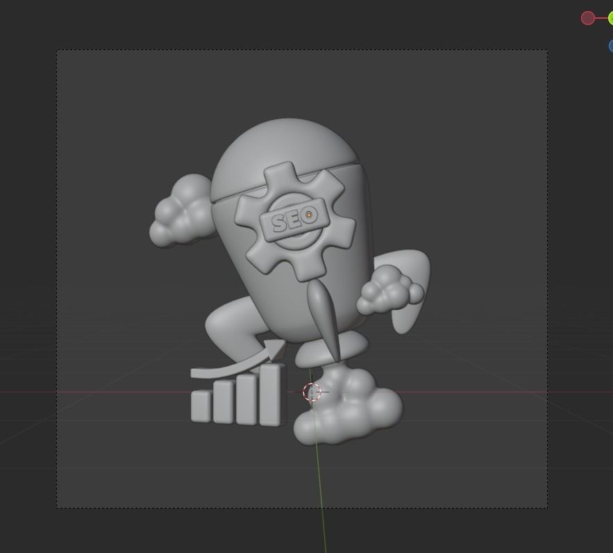 SEO and WEB 3d Illustration  Icon Pack 3D model_89