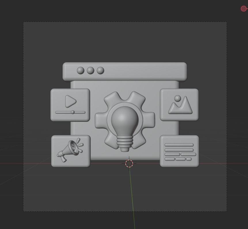 SEO and WEB 3d Illustration  Icon Pack 3D model_45