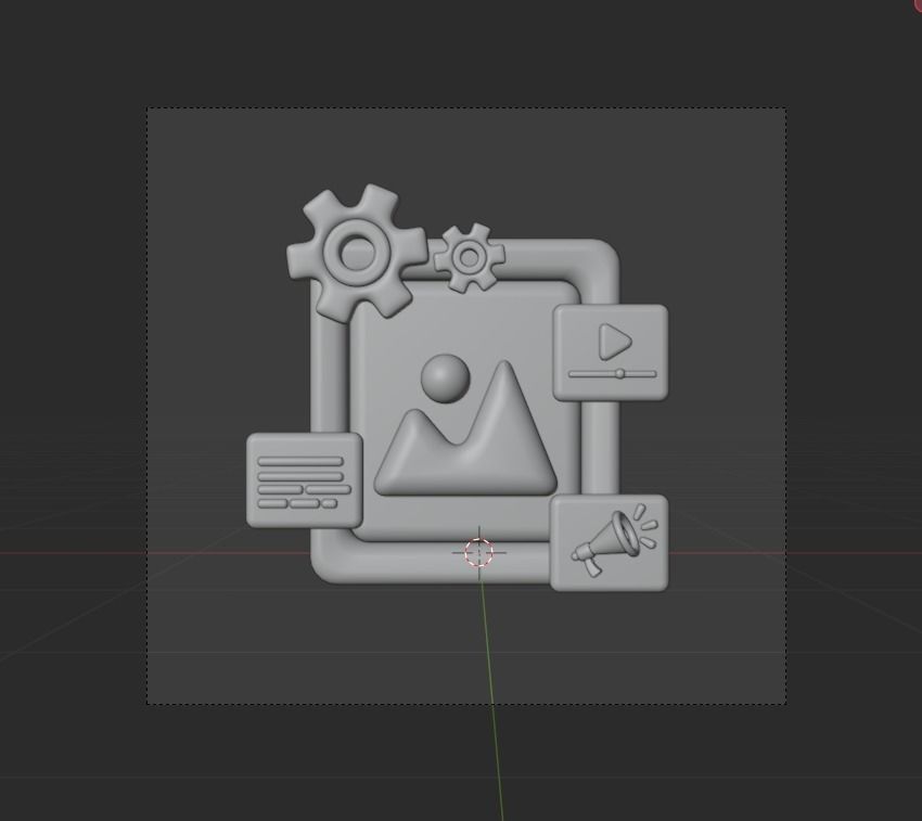 SEO and WEB 3d Illustration  Icon Pack 3D model_39