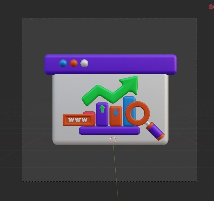 SEO and WEB 3d Illustration  Icon Pack 3D model_101