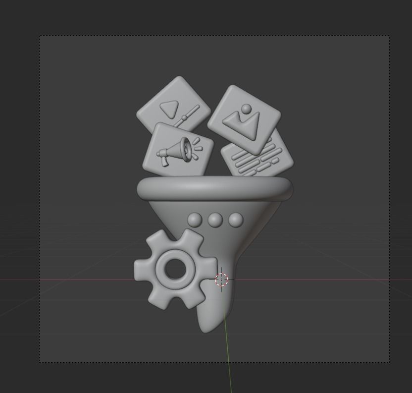 SEO and WEB 3d Illustration  Icon Pack 3D model_40