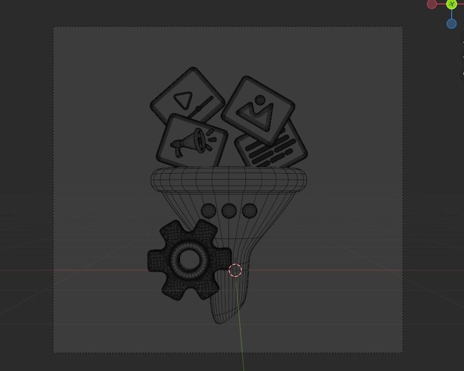 SEO and WEB 3d Illustration  Icon Pack 3D model_85