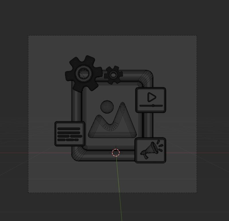 SEO and WEB 3d Illustration  Icon Pack 3D model_21