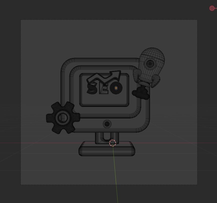 SEO and WEB 3d Illustration  Icon Pack 3D model_75