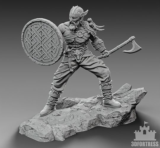 Viking Warrior 3D print model