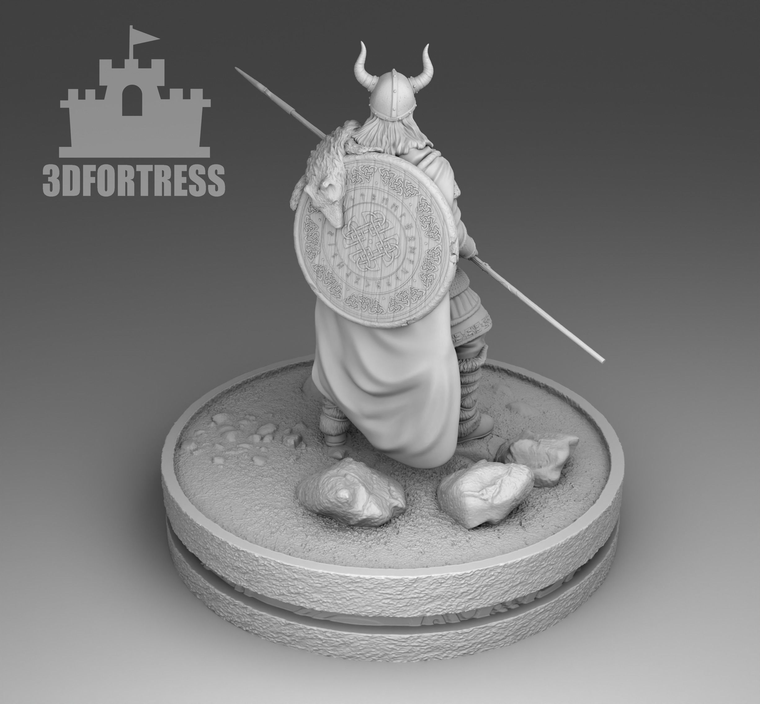 The spearman 3D print model_1