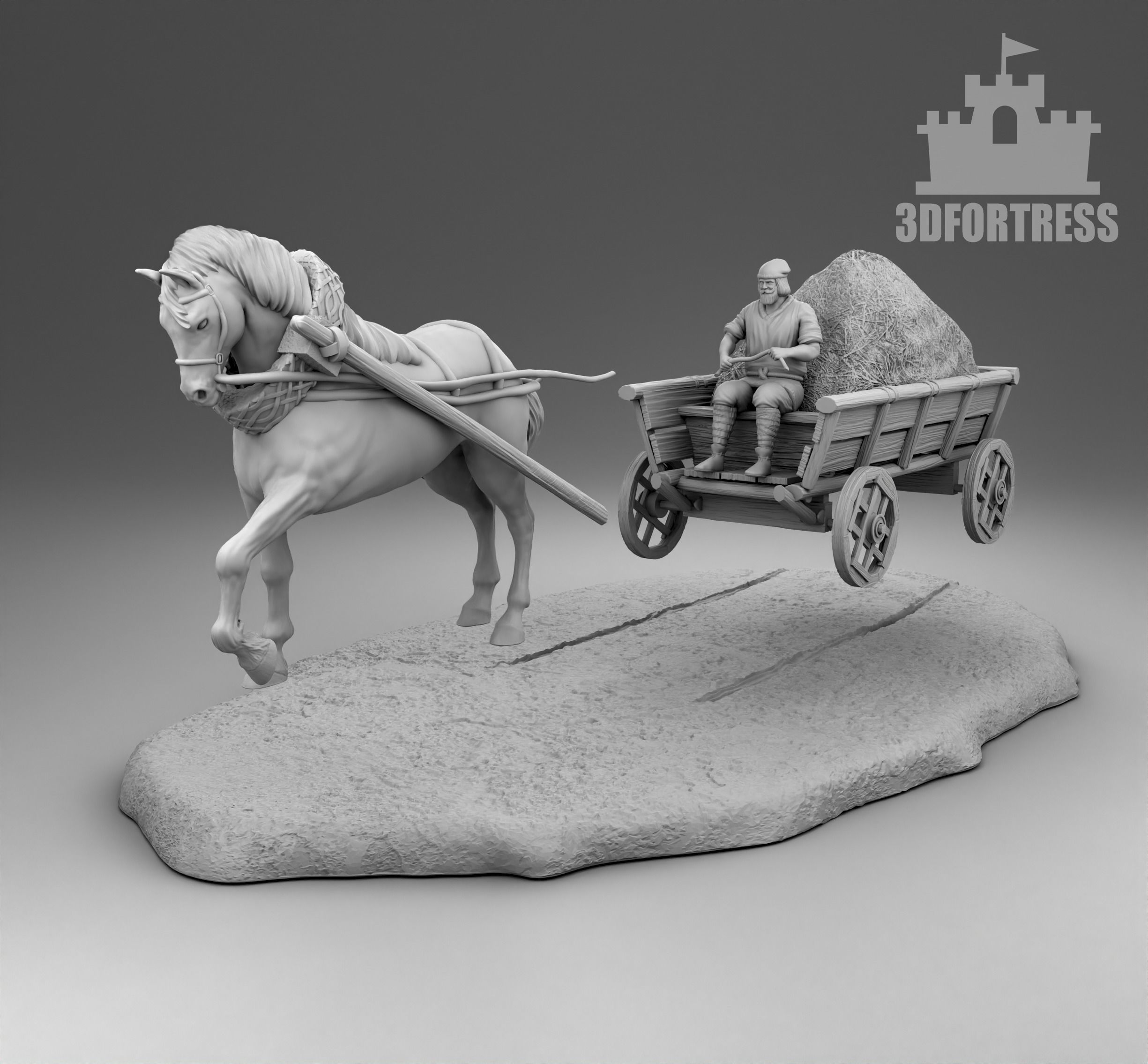 The carriage 3D print model_3
