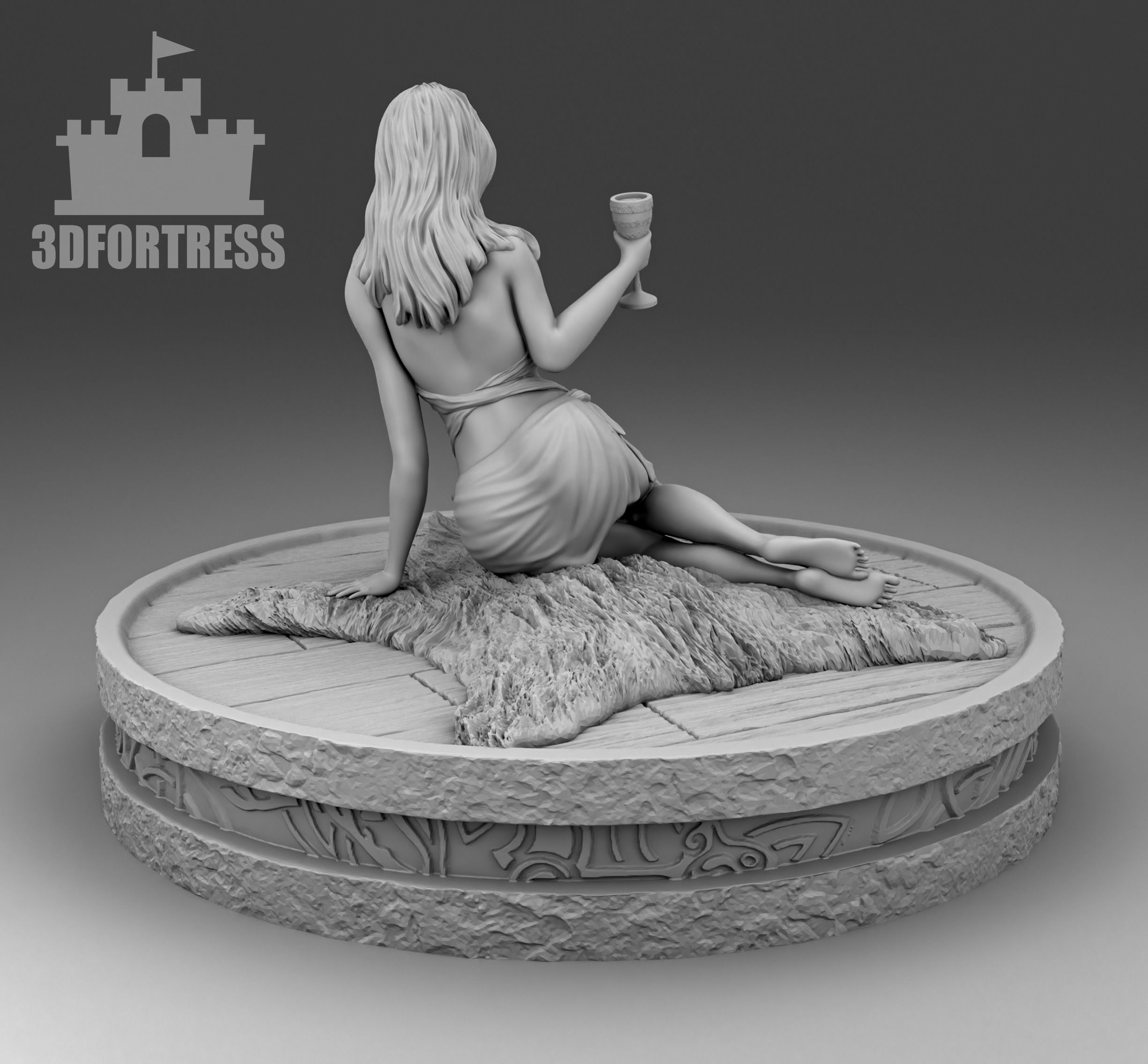 Concubine 3D print model_2