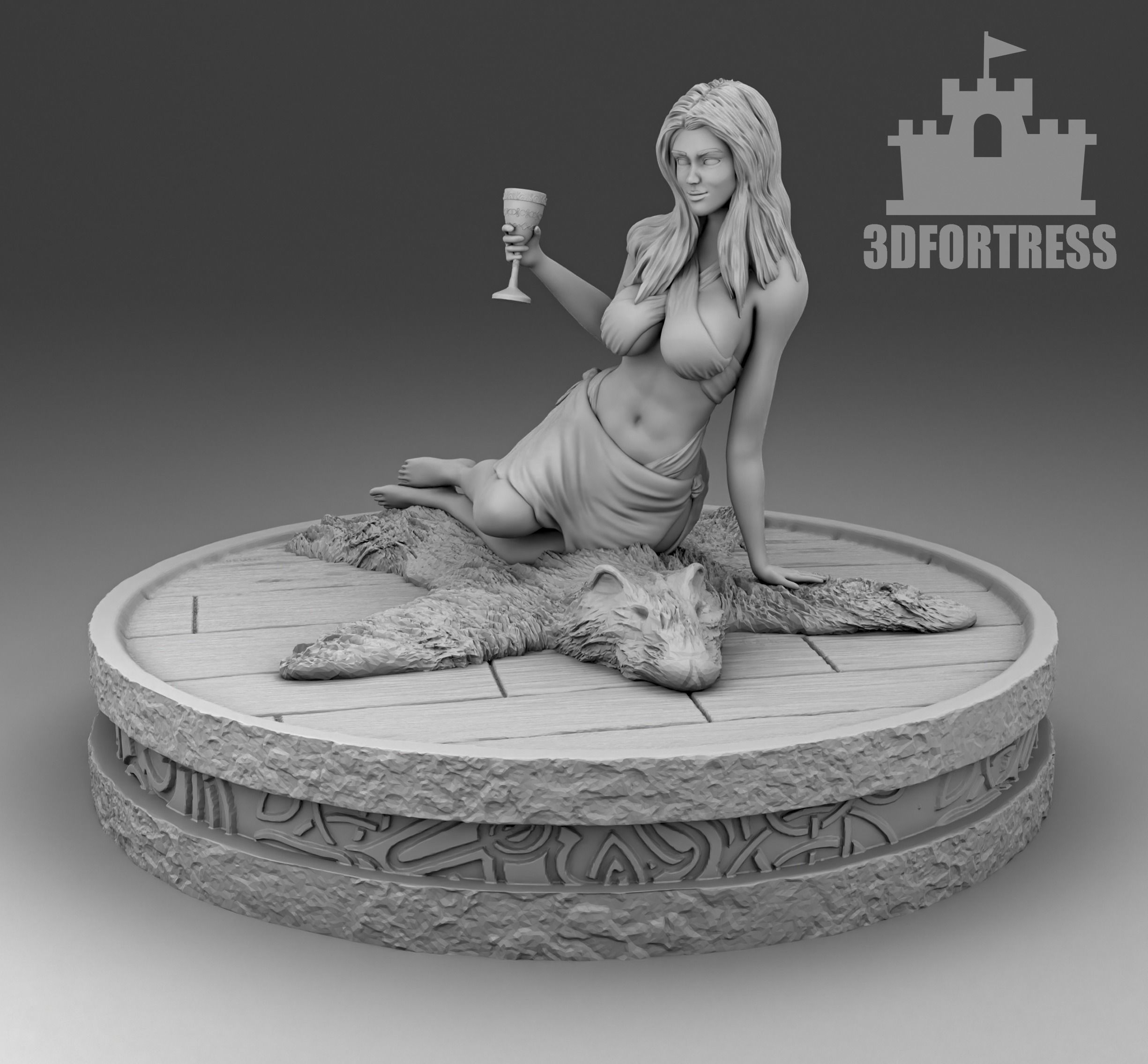 Concubine 3D print model_1