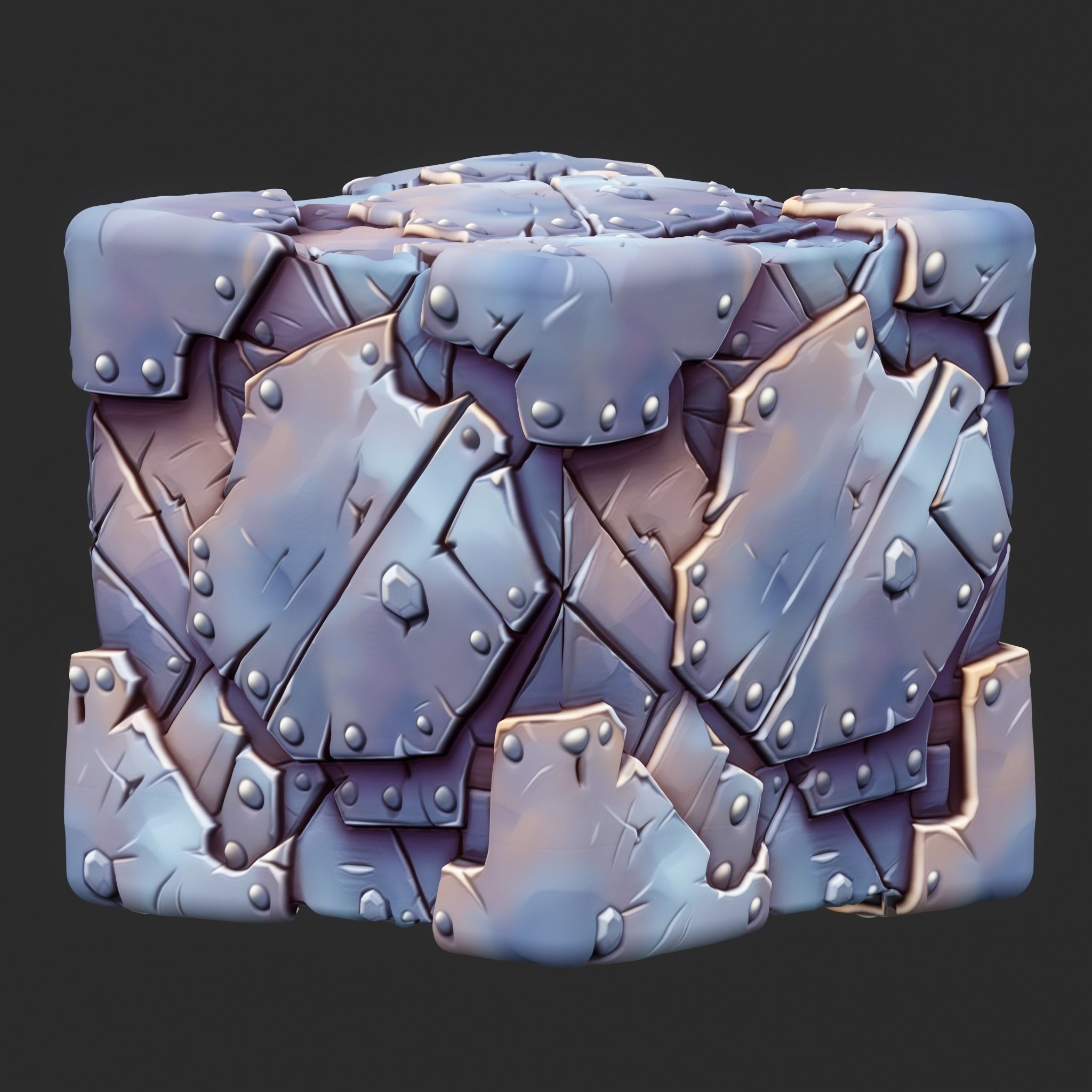 Stylized Metal Seamless Texture Texture_4