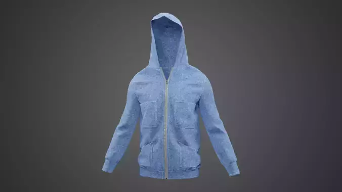 Denim Hoodie