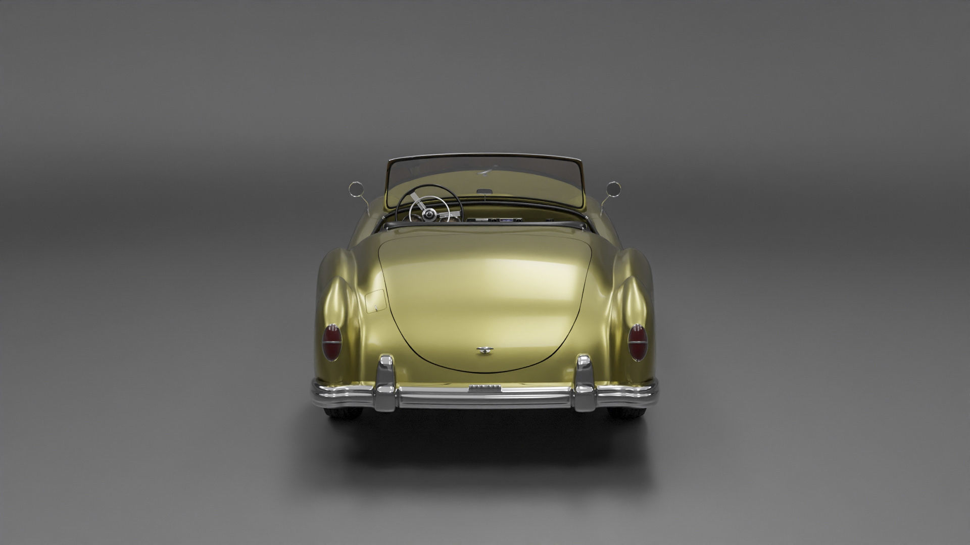 Nash-Healey Roadster 1952 3D model_2